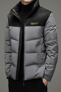 V1082钱塘2020-3冬季羽绒服鸭绒立领男士商务休闲外套P235图片