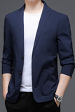 M2818钱塘2020-3秋冬男士帅气男士休闲西服外套修身小西装P190，男装西服，钱塘207-3
