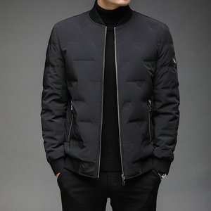 B8229钱塘2020-3冬季立领男士羽绒服90白鸭绒中年商务休闲P235图片