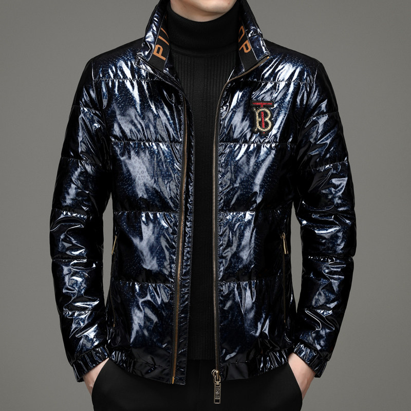 V0723钱塘2020-3冬季男士潮款羽绒服90白鸭绒外套保暖冬季P200，男装羽绒服，钱塘207-3