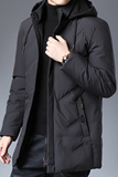 N1988钱塘2020-3跑量冬季男棉服加厚保暖休闲中年大码连帽P100，男装棉衣，钱塘207-3