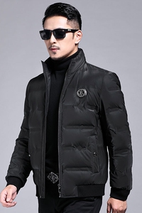 B8219钱塘2020-3冬季立领男士羽绒服90白鸭绒中年商务休闲P245图片