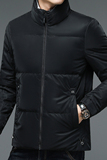 V1251钱塘2020-3冬季羽绒服90白鸭绒立领男士商务休闲外套P235，男装羽绒服，钱塘207-3
