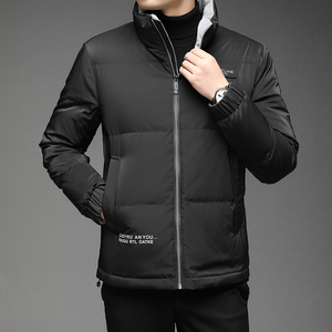 B2106钱塘2020-3冬季纯色男士羽绒服90白鸭绒立领休闲纯色P265,男装羽绒服,钱塘207-3