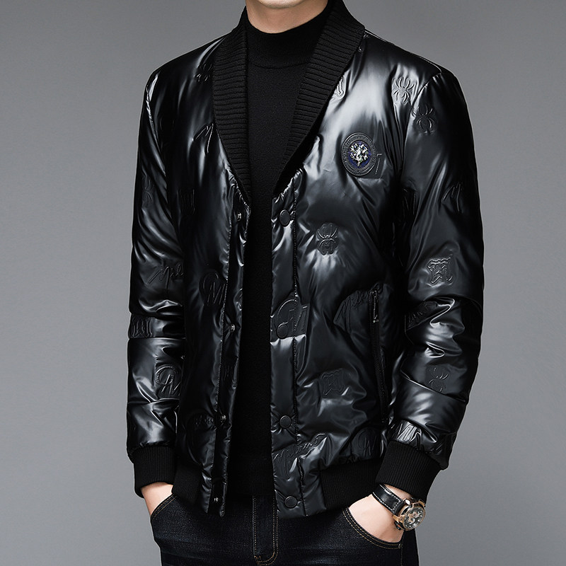 V0182钱塘2020-3冬季潮牌羽绒服90白鸭绒男士商务休闲P295，男装羽绒服，钱塘207-3