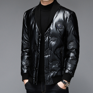 V0182钱塘2020-3冬季潮牌羽绒服90白鸭绒男士商务休闲P295,男装羽绒服,钱塘207-3