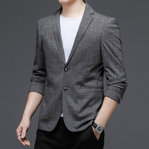 M2268钱塘2020-3秋冬男士帅气男士休闲西服外套修身小西装P145图片