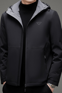 V1081钱塘2020-3冬季跑量男士休闲羽绒服连帽灰鸭绒保暖冬季P200图片