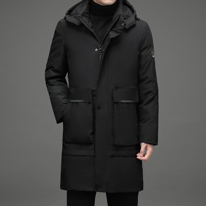 N2185钱塘2020-3跑量冬季男士棉服加厚休闲中年大码连帽中年P120图片