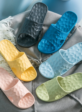 水立方银离子抗菌防臭凉拖鞋女士家居家用浴室洗澡不臭脚拖鞋男款