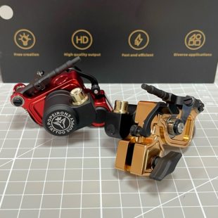 便捷调行程 专业割线打雾纹身机器 POPEIRONS V64弹片马达机