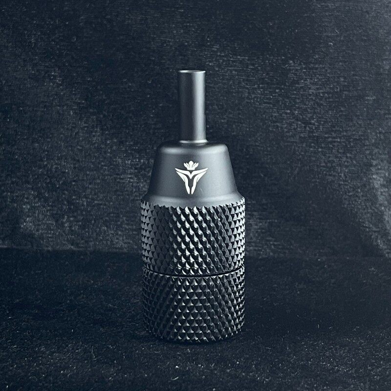 POPEIRONS自锁纹身手柄磨砂工艺 弹片马达机手柄 铝制手柄