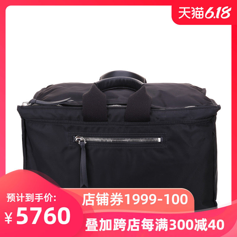 Givenchy/纪梵希男款黑色尼龙双肩包 BK500XK