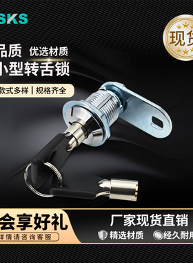 同SOUTHCO款PT小型转舌锁 电柜门H16/20/25/30专用空心钥匙弹珠锁