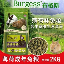 新现货英国burgess布格斯薄荷兔粮1
