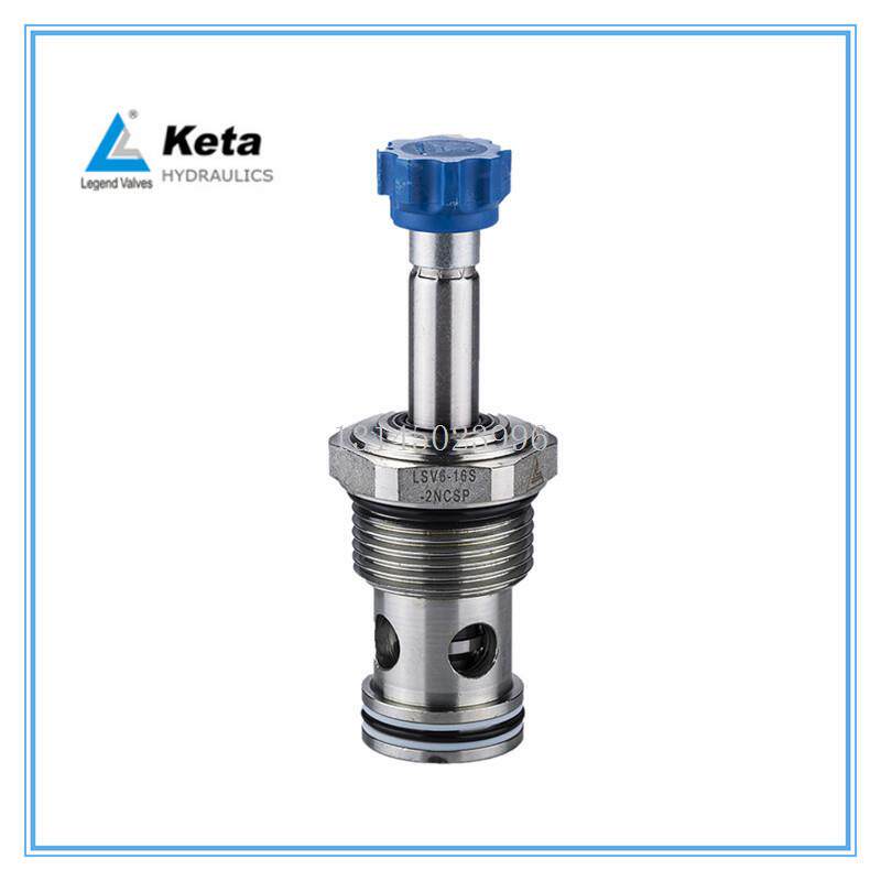 LSV6-16S-2NCSP-M螺纹插装阀二位二通电磁阀双向止回阀
