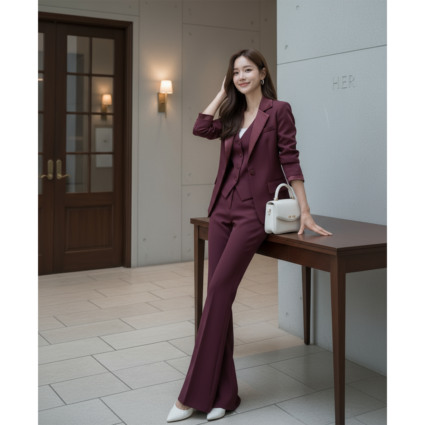 高级感时尚套装气质轻奢西装外套