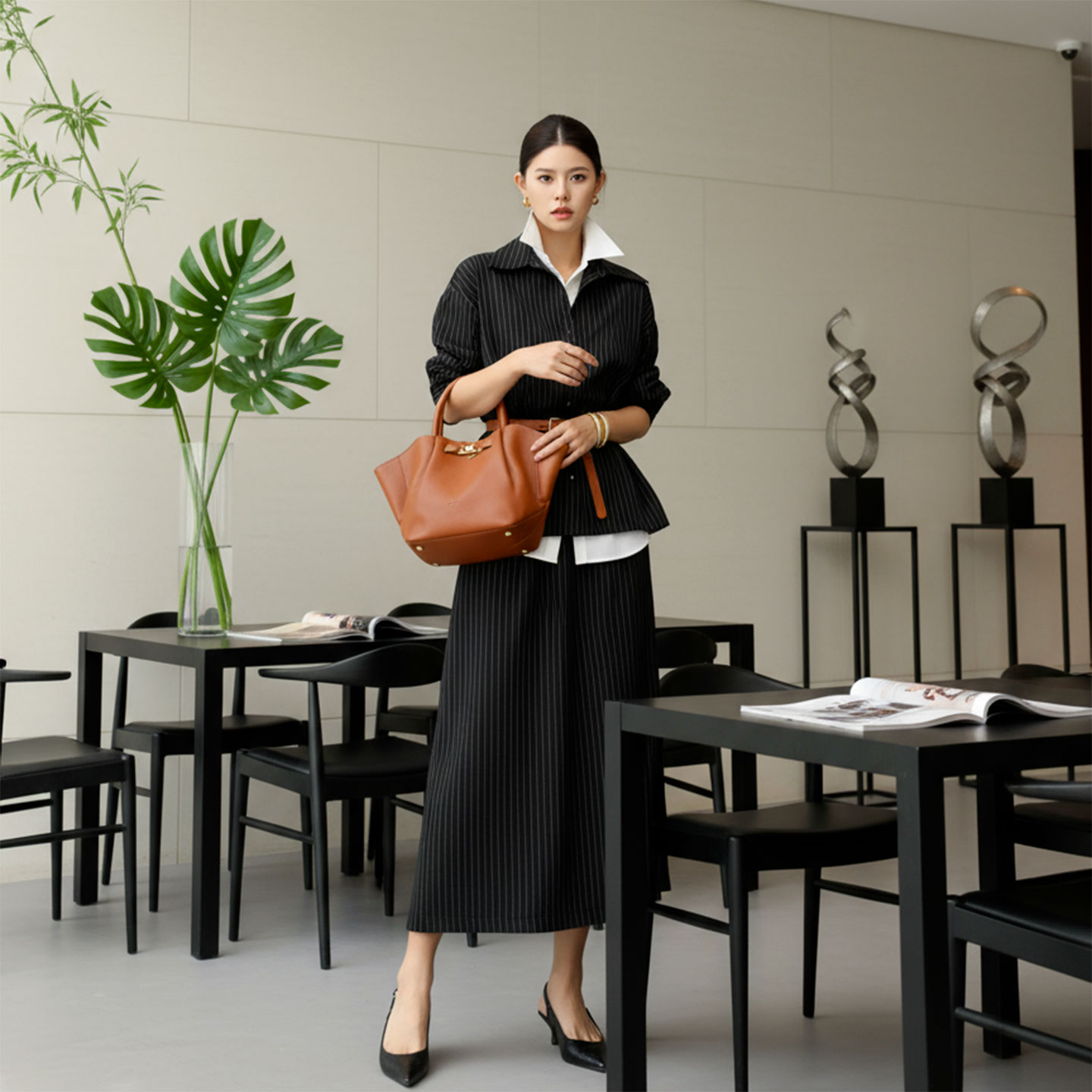 2025春季新款高级简约时尚套装