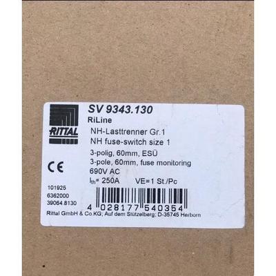 议价rittal威图开关SV9343.130隔离开关NH1 250A熔断器座690Vac断