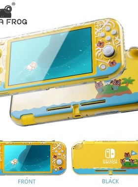 任天堂switchlite透明保护壳nslite水晶壳全包保护套一体硬壳动森