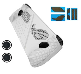 ally硅胶全包一体防摔薄 rog 适用ROG ALLY保护壳防尘网摇杆帽套装