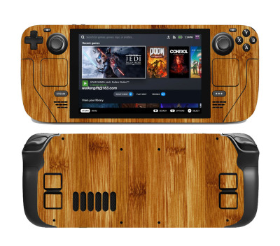 steamdeck木纹贴纸皮纹防滑防水