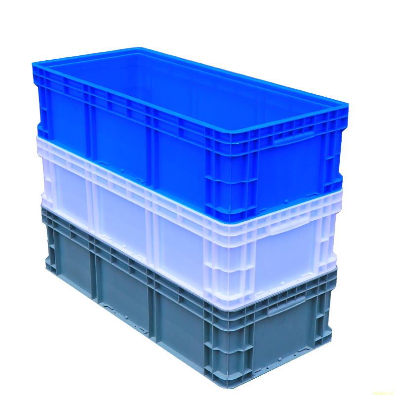 超大物流箱周转箱塑料长盒子仓库中转箱灰色养鱼养龟专用箱过滤箱
