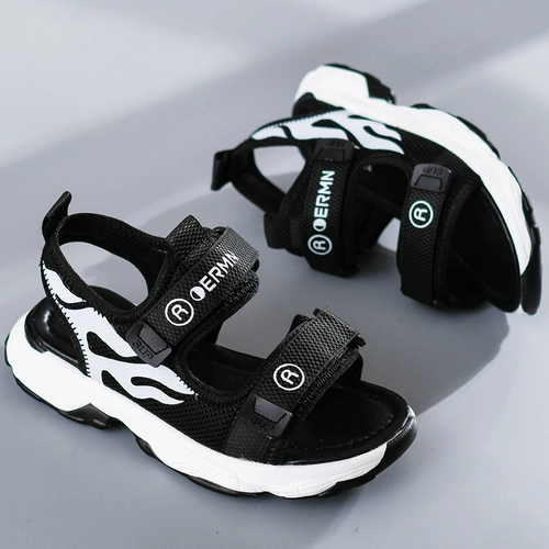 Летние детские сандалии для мальчиков, коллекция 2022, в корейском стиле, мягкая подошва, коллекция 2021