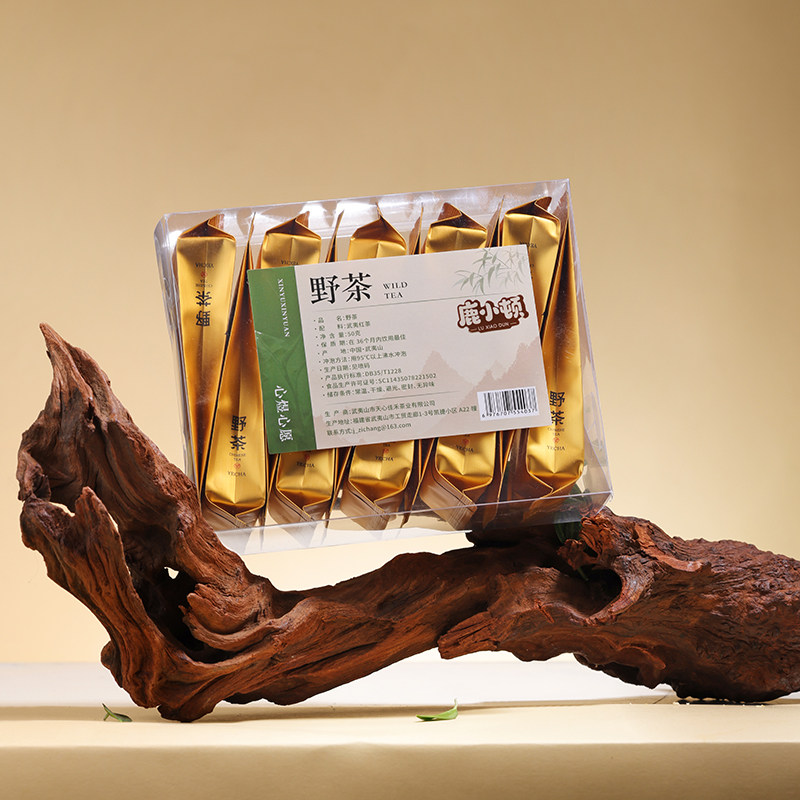 鹿小顿武夷岩茶乌龙茶红茶独立装