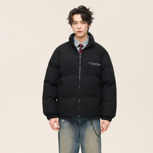UNKNOWTAL加厚秋冬标语棉服