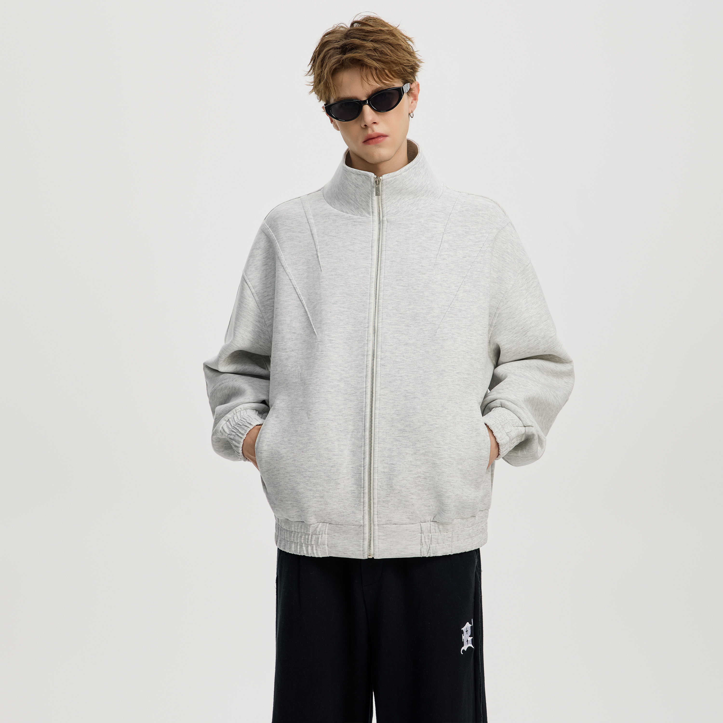 基础纯色太空棉潮流卫衣