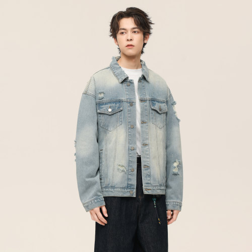 UNKNOWTAL牛仔外套破坏