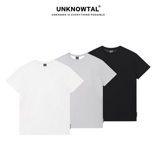 Unknowtal纯棉短袖T恤男百搭