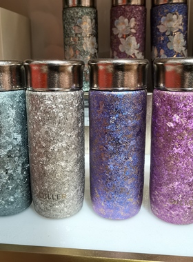 迪乐贝尔纯钛保温杯迷你口袋杯高颜值小容量便携茶水分离水杯220m