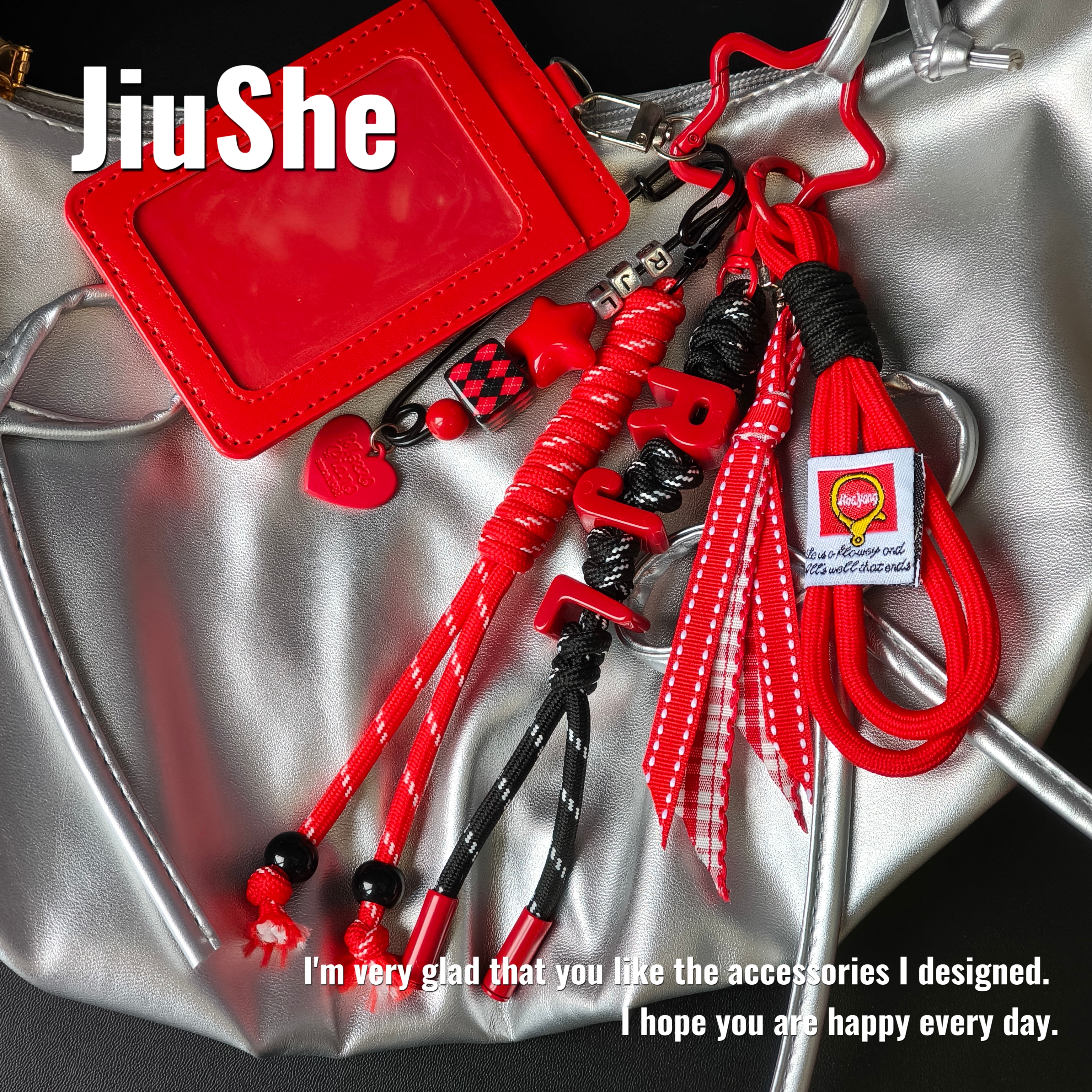 任嘉伦包挂印象miu系字母挂件嘉人专属应援物原创设计可定制