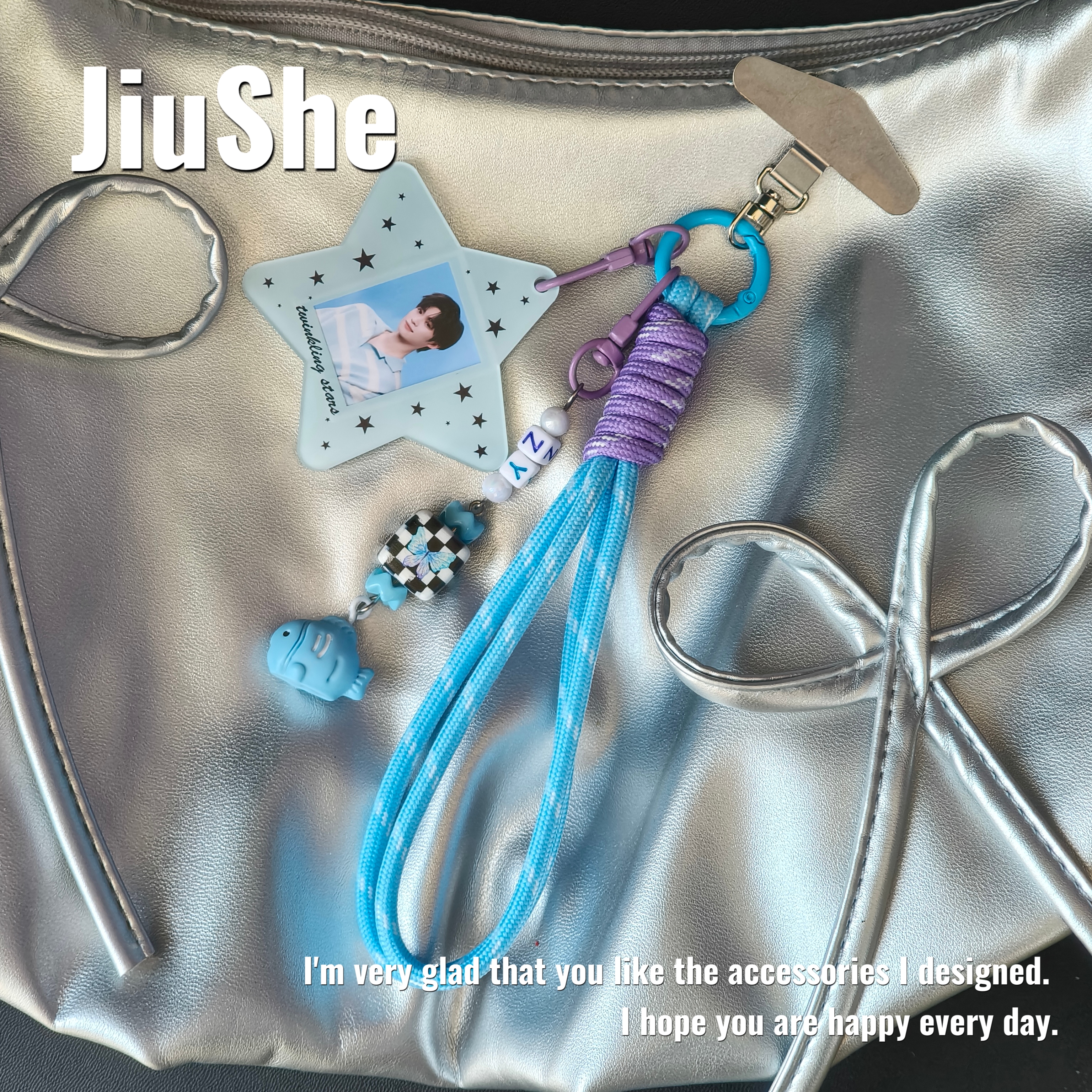 梓渝印象手机链挂件粉丝专属应援物原创设计可定制互换物料