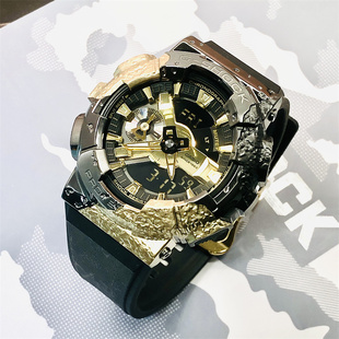 110VG GSHOCK40周年限定时间战士手表男 卡西欧GM110金属壳