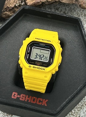 卡西欧50周年限定款 GSHOCK戒指手表NANO小方块 手表男女DWN-5600
