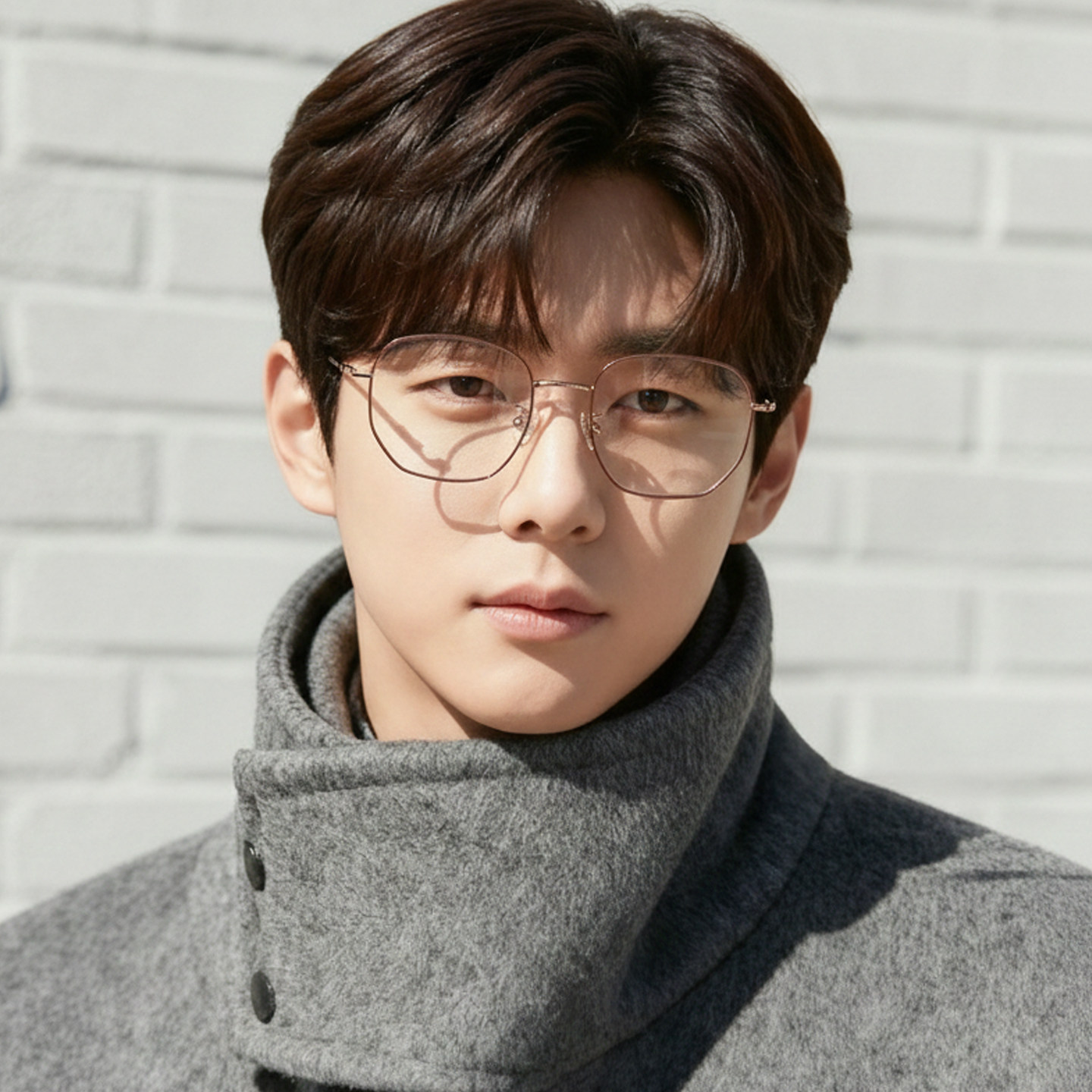 超轻纯钛金丝近视眼镜女可配度数金色防蓝光眼睛框架高级感83561