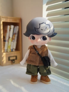 8分娃Dimoo、hacipupu娃衣马甲工装裤套装帅气潮流娃衣嘎子姐娃衣