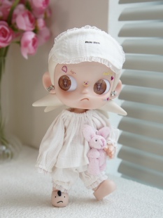 zsiga娃衣嘎子姐娃衣molly娃衣白色睡衣眼罩套装可动人偶八分娃衣