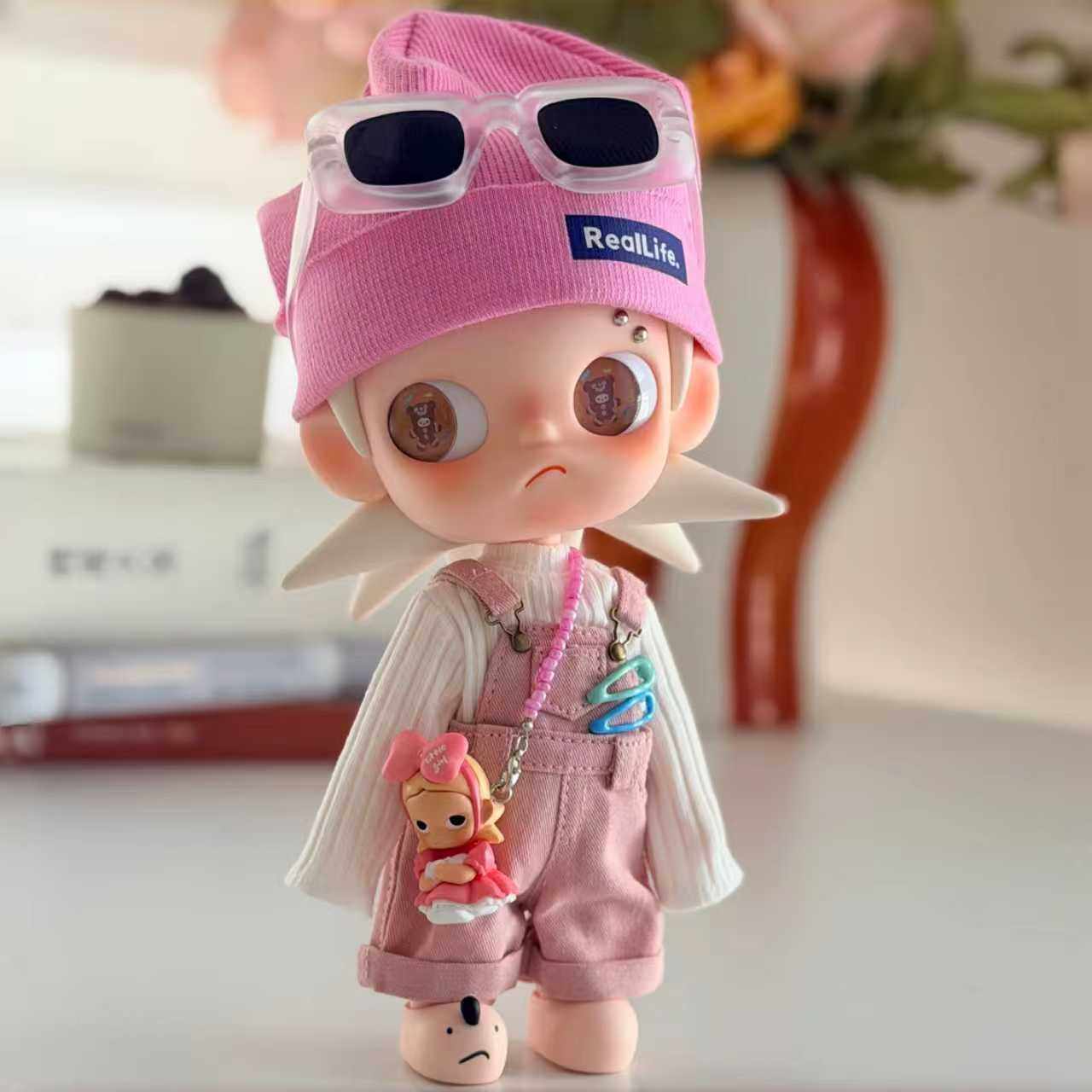 八分娃娃衣Zsiga娃衣可动人偶Bjd娃衣粉色背带裤套装嘎子姐娃衣,模玩/动漫/周边/娃圈三坑/桌游,潮玩娃衣,淘宝优惠券,粉丝福利购,淘宝优惠卷