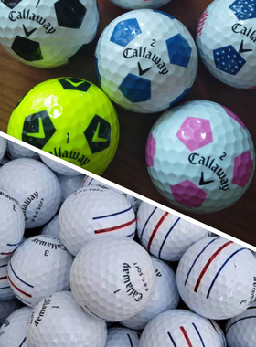 高尔夫球Callaway卡拉威石墨烯材质品牌双层下场比赛练习速度稳高