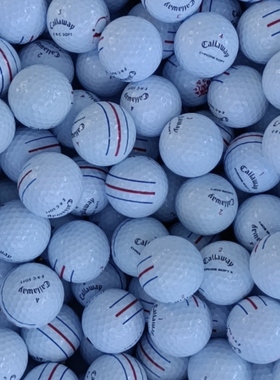 callaway高尔夫球三条线三四层球超远距离卡拉威双层高尔夫二手球