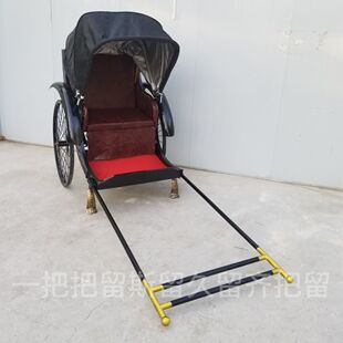 人力黄包车双人老上海北京民国复古可拉可坐景区运营单人拉车婚庆
