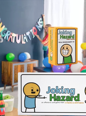 英文版Joking hazard开玩笑的危害 亚马逊热销聚会桌游卡牌游戏