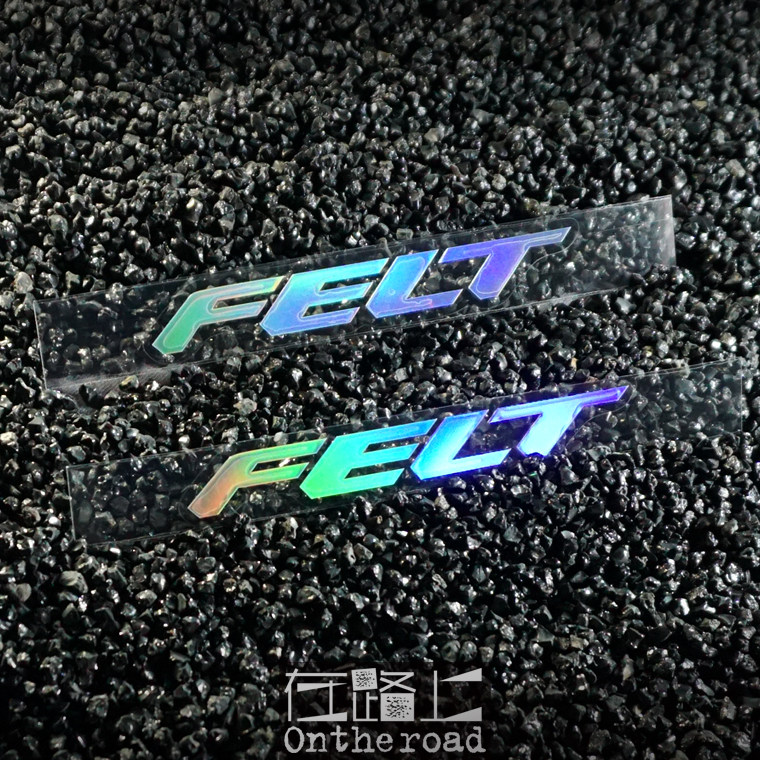 펠트 프레임 스티커 아메리칸 로드 카 다운 튜브 프론트 포크 투르 드 프랑스 방수 반사 코팅 스티커