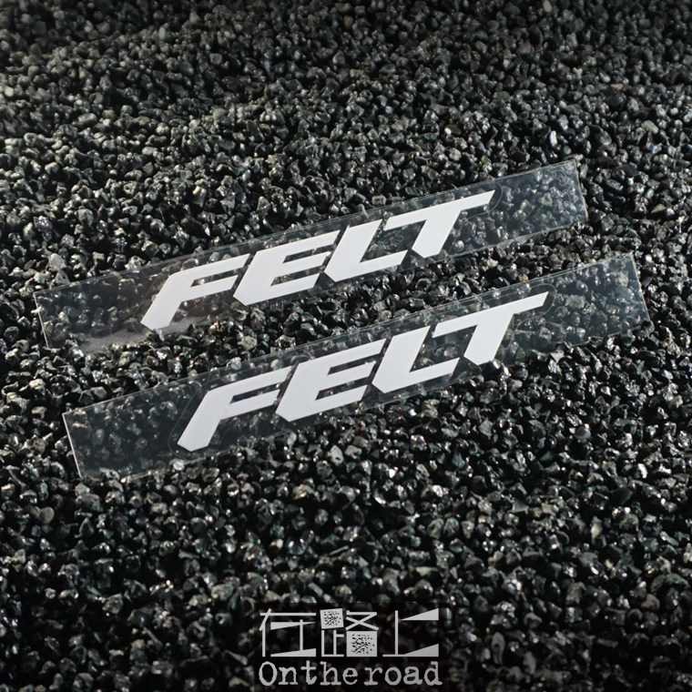 펠트 프레임 스티커 아메리칸 로드 카 다운 튜브 프론트 포크 투르 드 프랑스 방수 반사 코팅 스티커