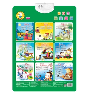 早教智力有声音挂图点读本机幼儿童宝宝玩具认知看图识字母拼音