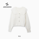 Y397C3130 春秋荷叶边V领针织衫 新品 AESOMINO衣莎美诺